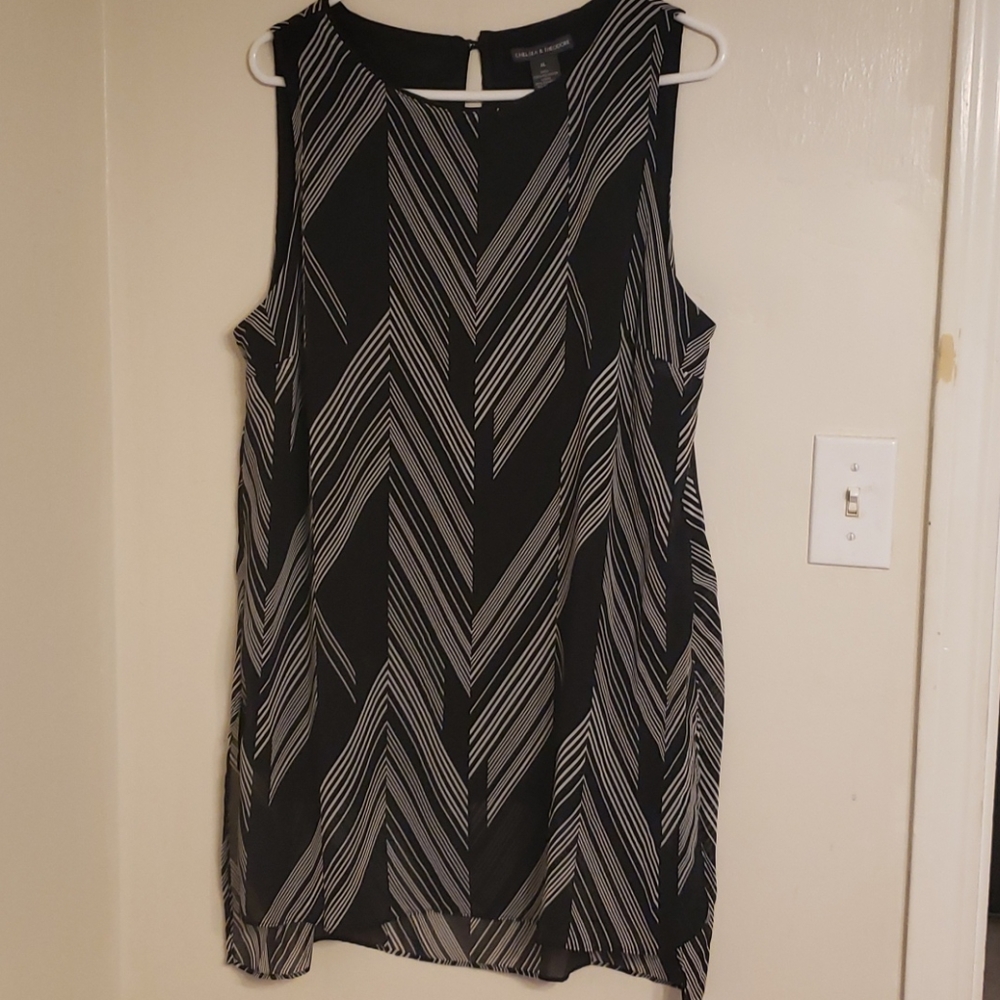 NWT Chelsea & Theodore Sleeveless Dress